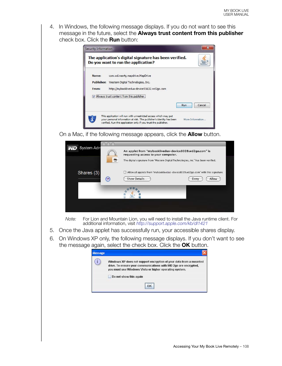 Western Digital My Book Live User Manual User Manual | Page 113 / 146