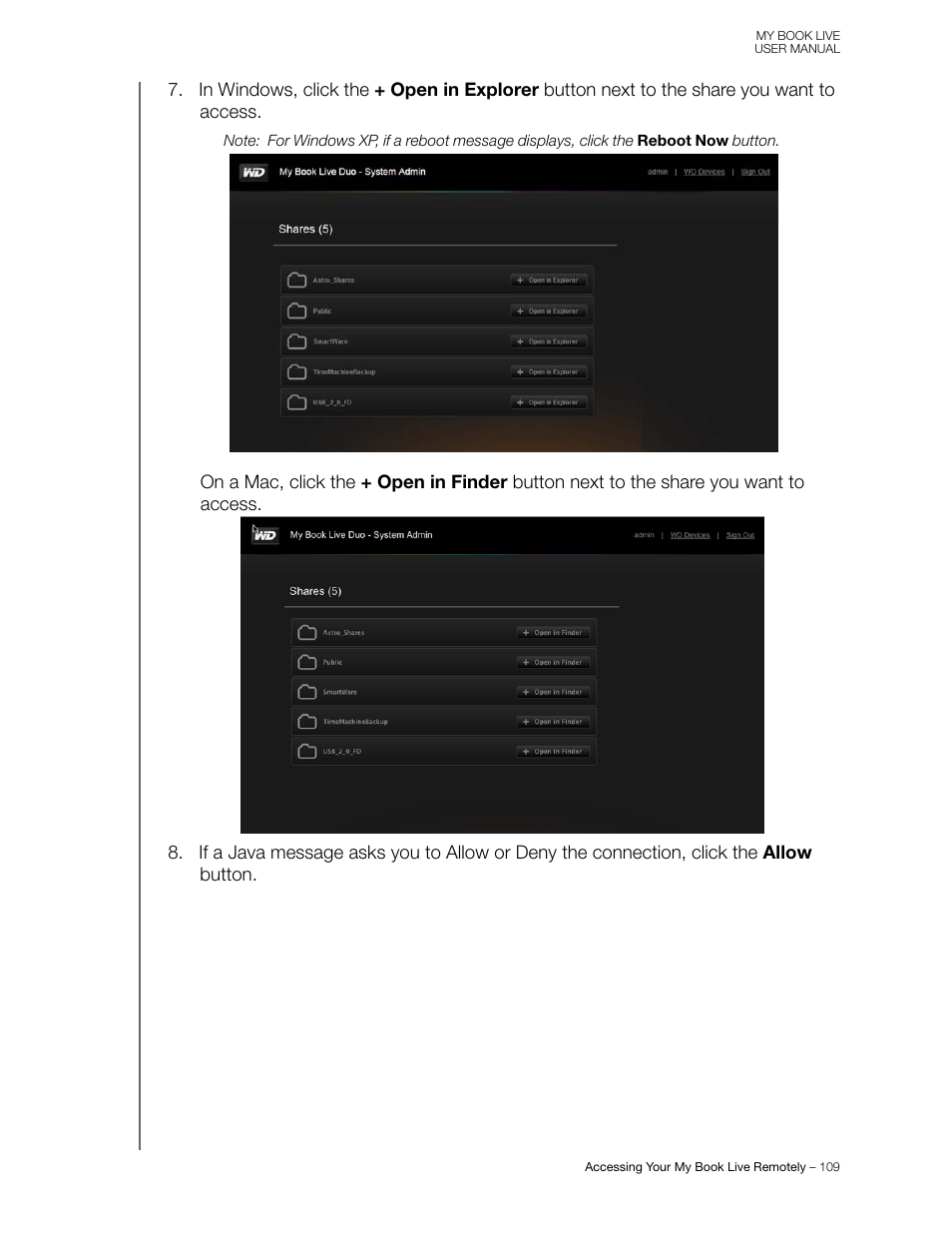 Western Digital My Book Live User Manual User Manual | Page 114 / 146