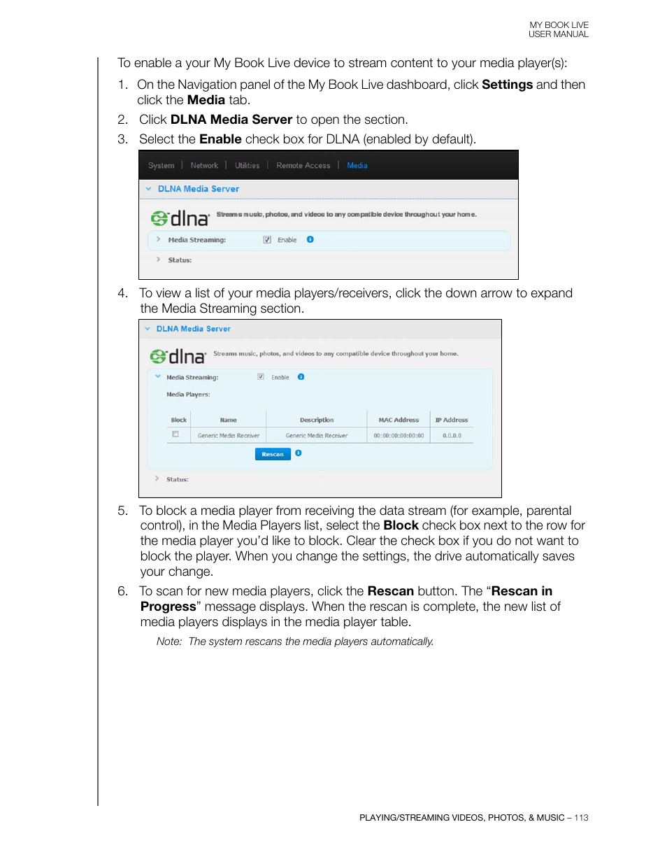 Western Digital My Book Live User Manual User Manual | Page 118 / 146
