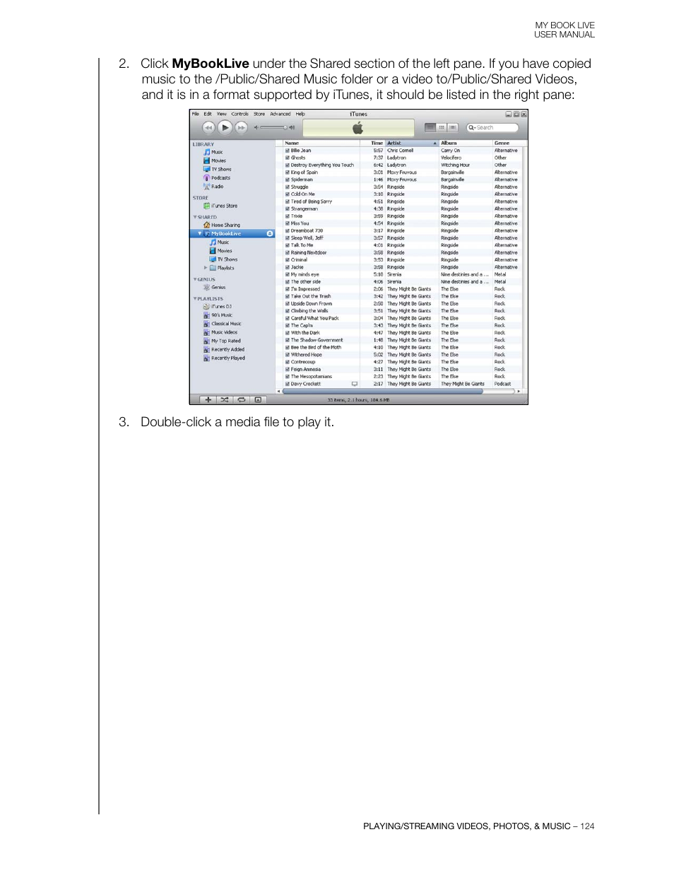 Western Digital My Book Live User Manual User Manual | Page 129 / 146