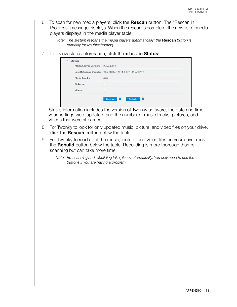 Western Digital My Book Live User Manual User Manual | Page 138 / 146