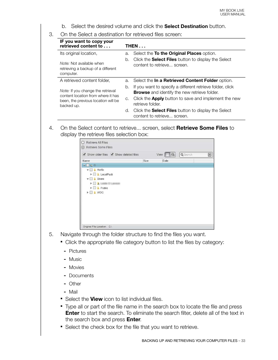 Western Digital My Book Live User Manual User Manual | Page 38 / 146