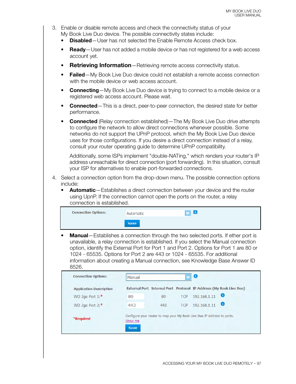 Western Digital My Book Live Duo User Manual User Manual | Page 103 / 146