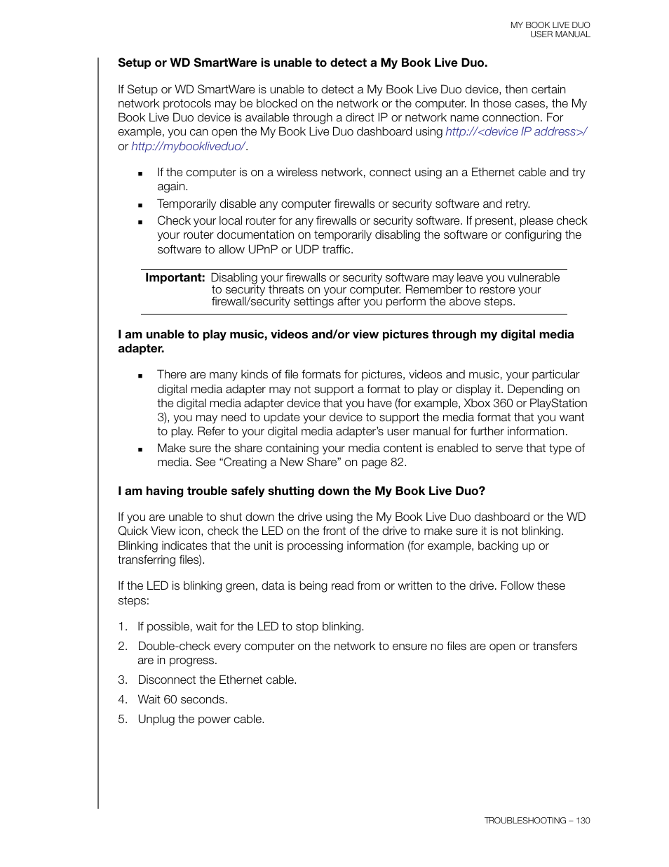 Western Digital My Book Live Duo User Manual User Manual | Page 136 / 146