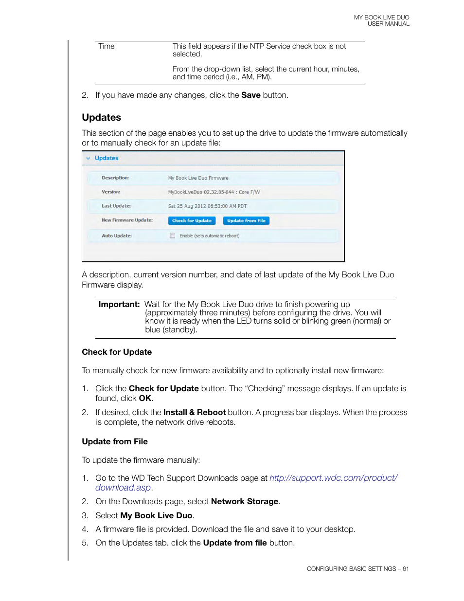 Updates | Western Digital My Book Live Duo User Manual User Manual | Page 67 / 146