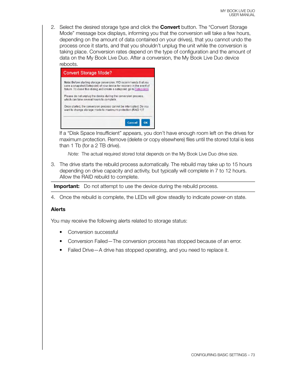 Western Digital My Book Live Duo User Manual User Manual | Page 79 / 146