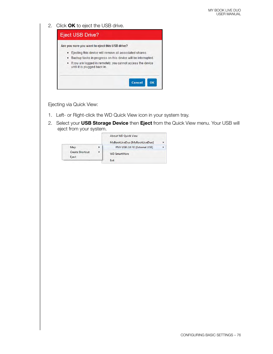 Western Digital My Book Live Duo User Manual User Manual | Page 82 / 146