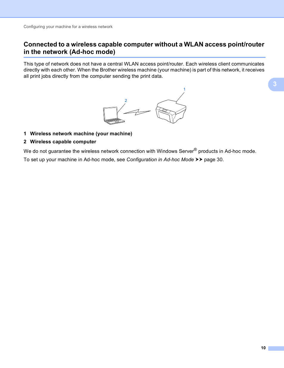 Ad-hoc mode) | Brother DCP-J525W User Manual | Page 14 / 85