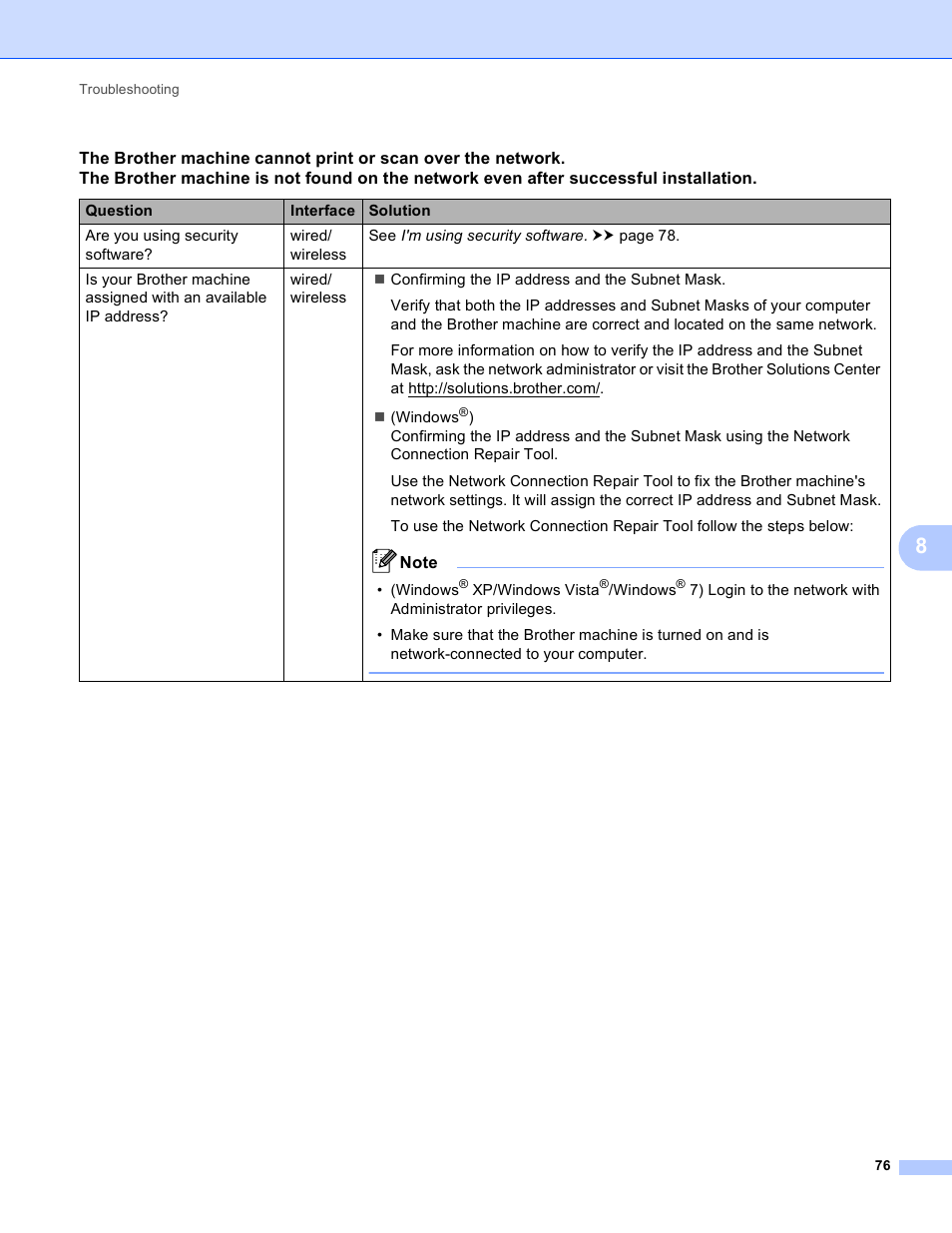 Windows, Confirming the | Brother DCP-J525W User Manual | Page 80 / 85