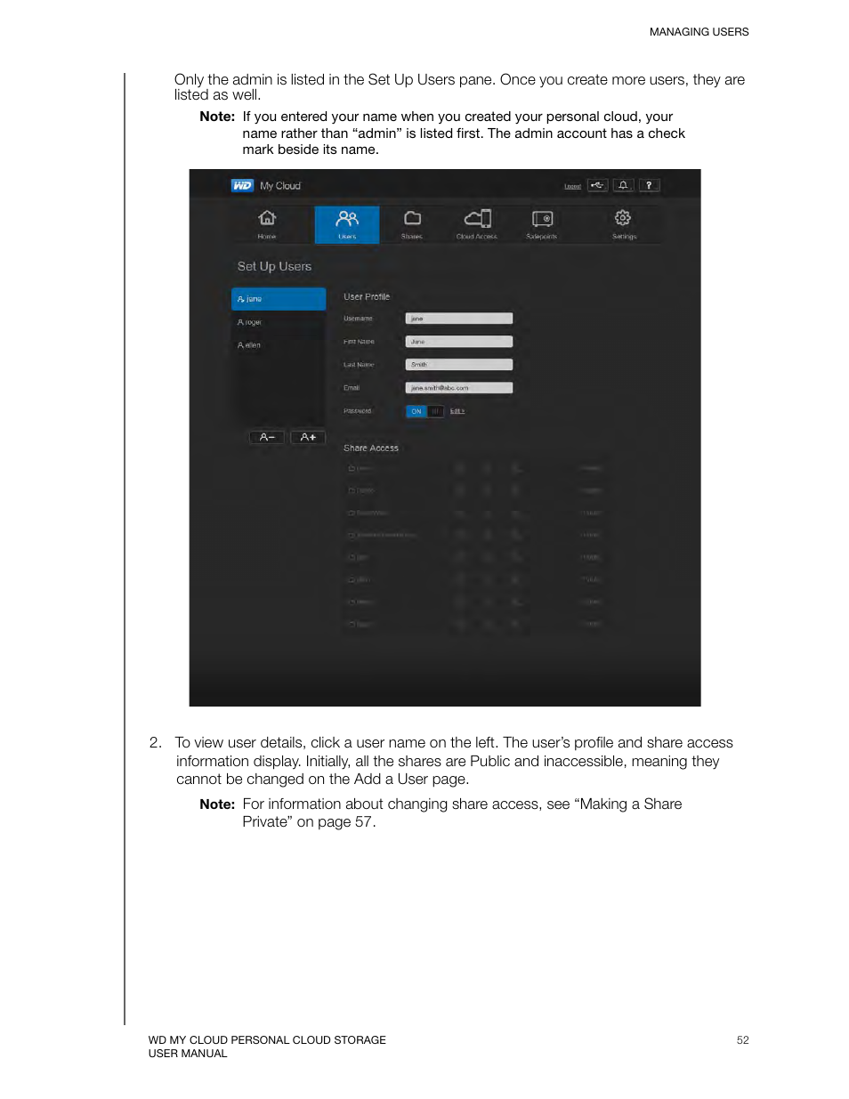 Western Digital My Cloud User Manual User Manual | Page 57 / 126