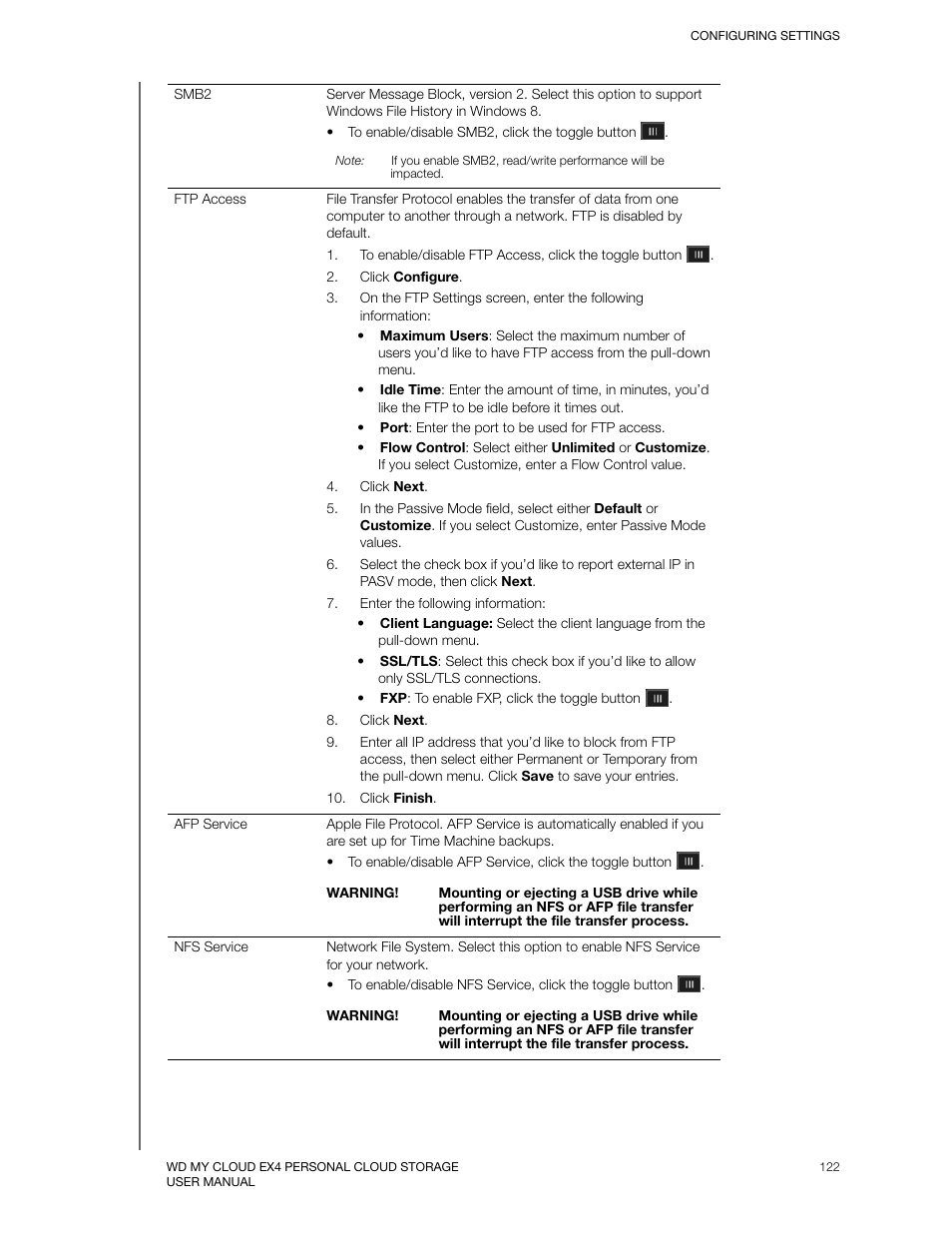 Western Digital My Cloud EX4 User Manual User Manual | Page 127 / 170