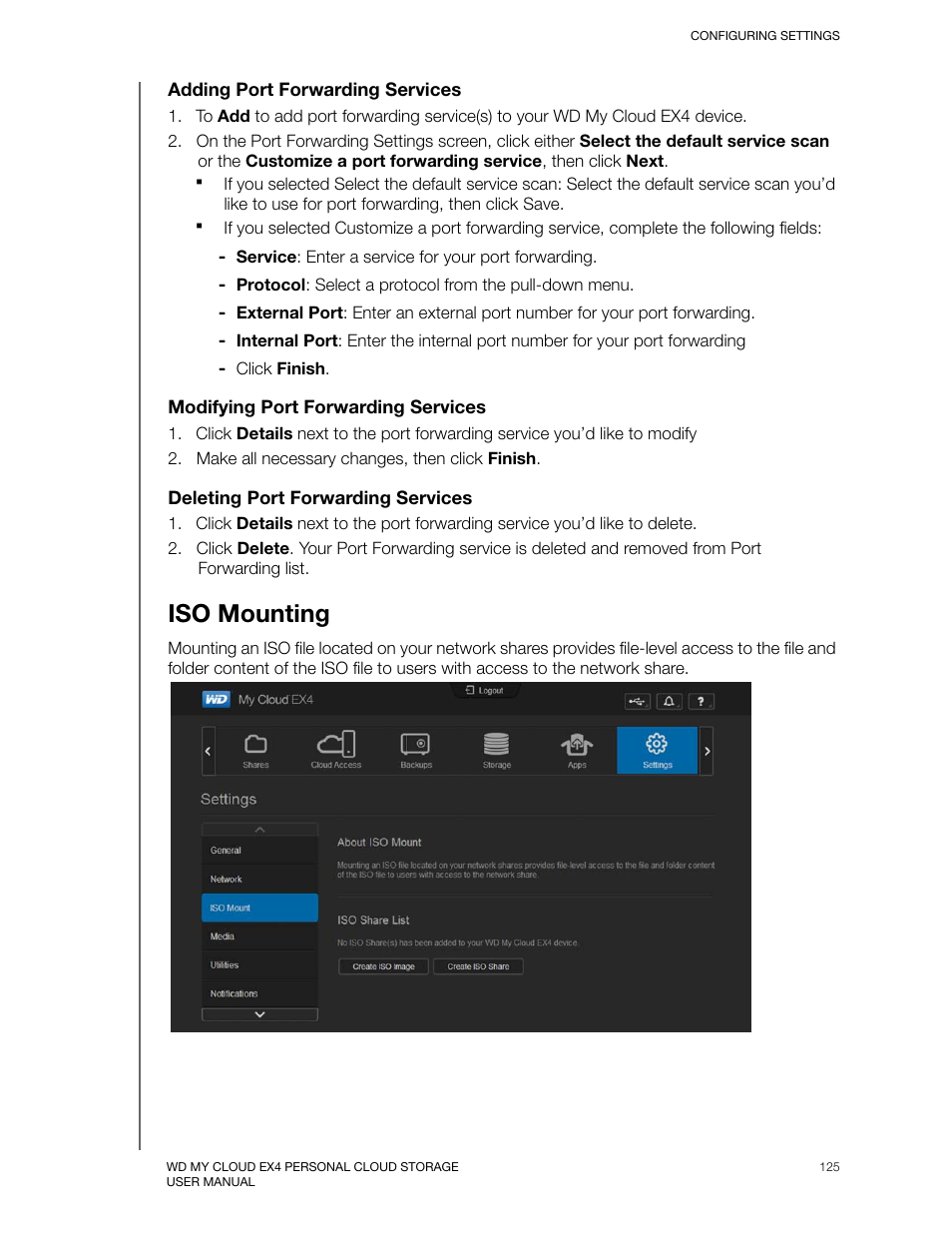 Iso mounting | Western Digital My Cloud EX4 User Manual User Manual | Page 130 / 170