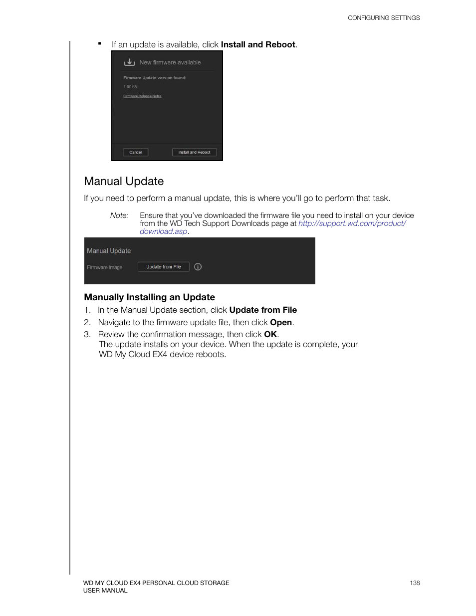 Manual update | Western Digital My Cloud EX4 User Manual User Manual | Page 143 / 170