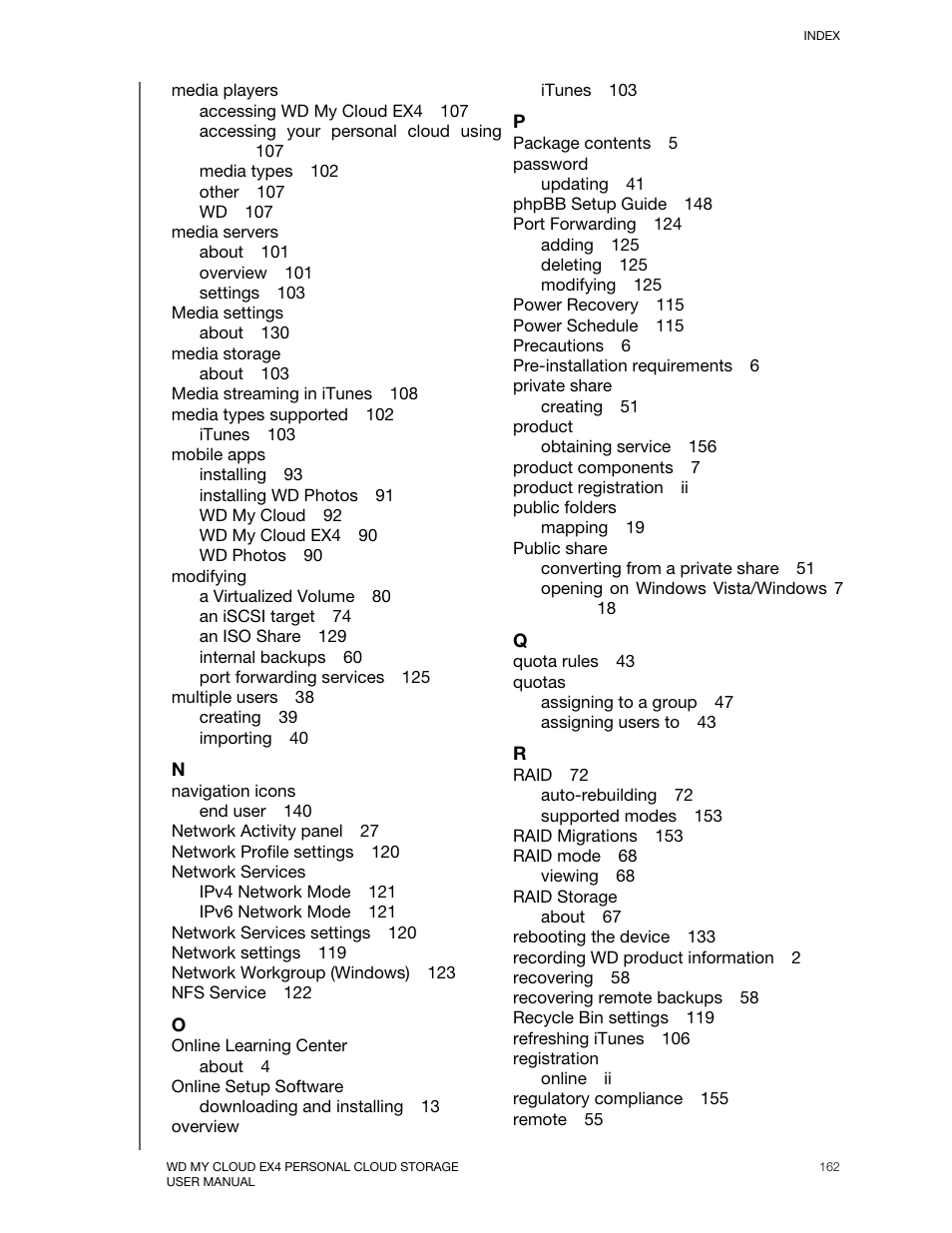 Western Digital My Cloud EX4 User Manual User Manual | Page 167 / 170
