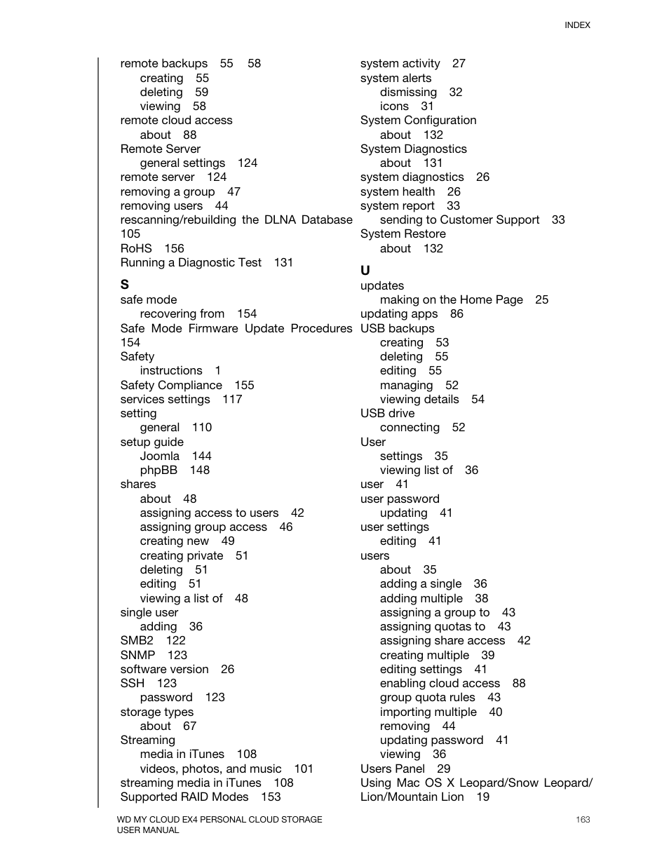 Western Digital My Cloud EX4 User Manual User Manual | Page 168 / 170