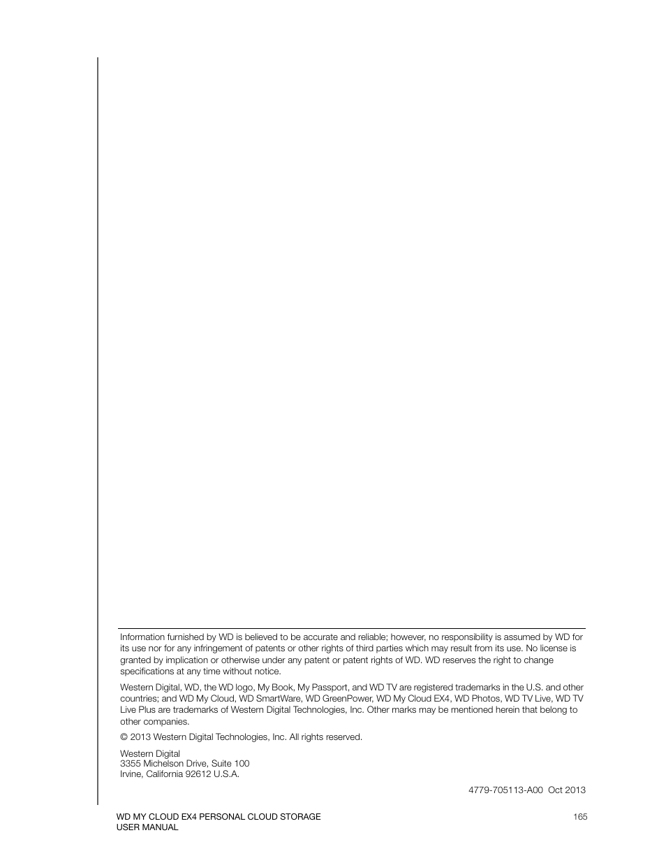 Western Digital My Cloud EX4 User Manual User Manual | Page 170 / 170