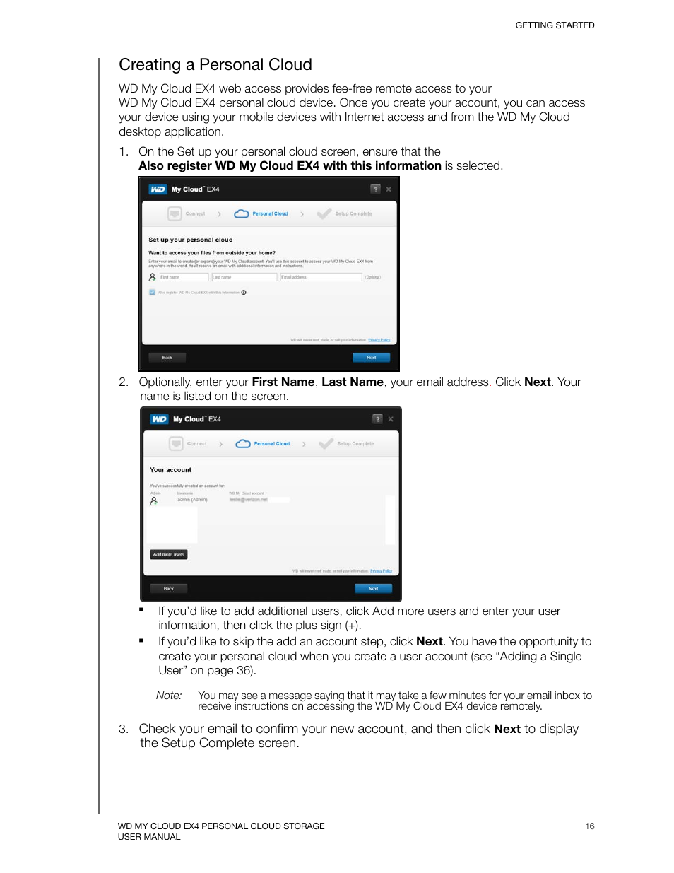 Creating a personal cloud | Western Digital My Cloud EX4 User Manual User Manual | Page 21 / 170