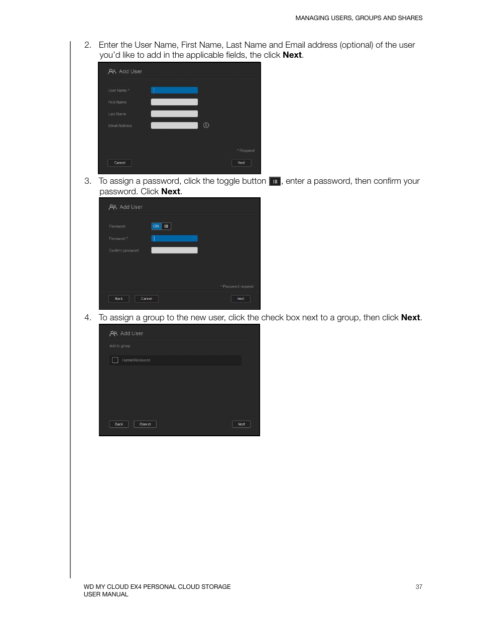 Western Digital My Cloud EX4 User Manual User Manual | Page 42 / 170