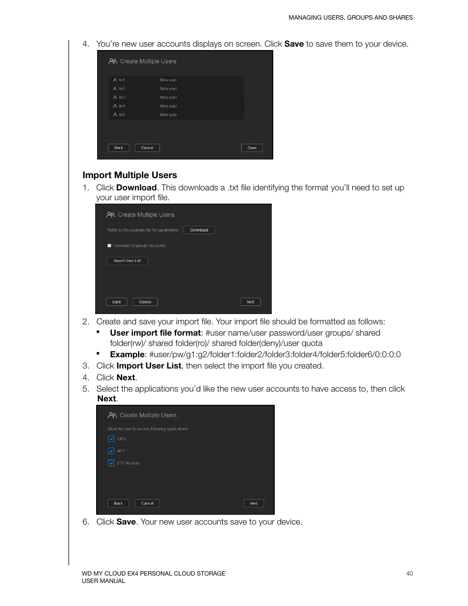 Western Digital My Cloud EX4 User Manual User Manual | Page 45 / 170
