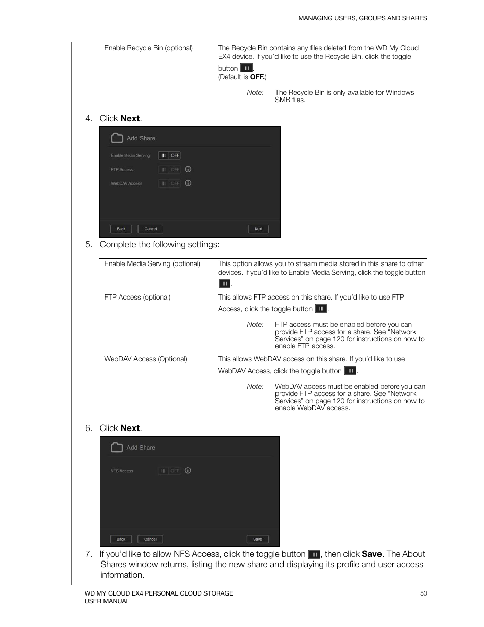 Western Digital My Cloud EX4 User Manual User Manual | Page 55 / 170