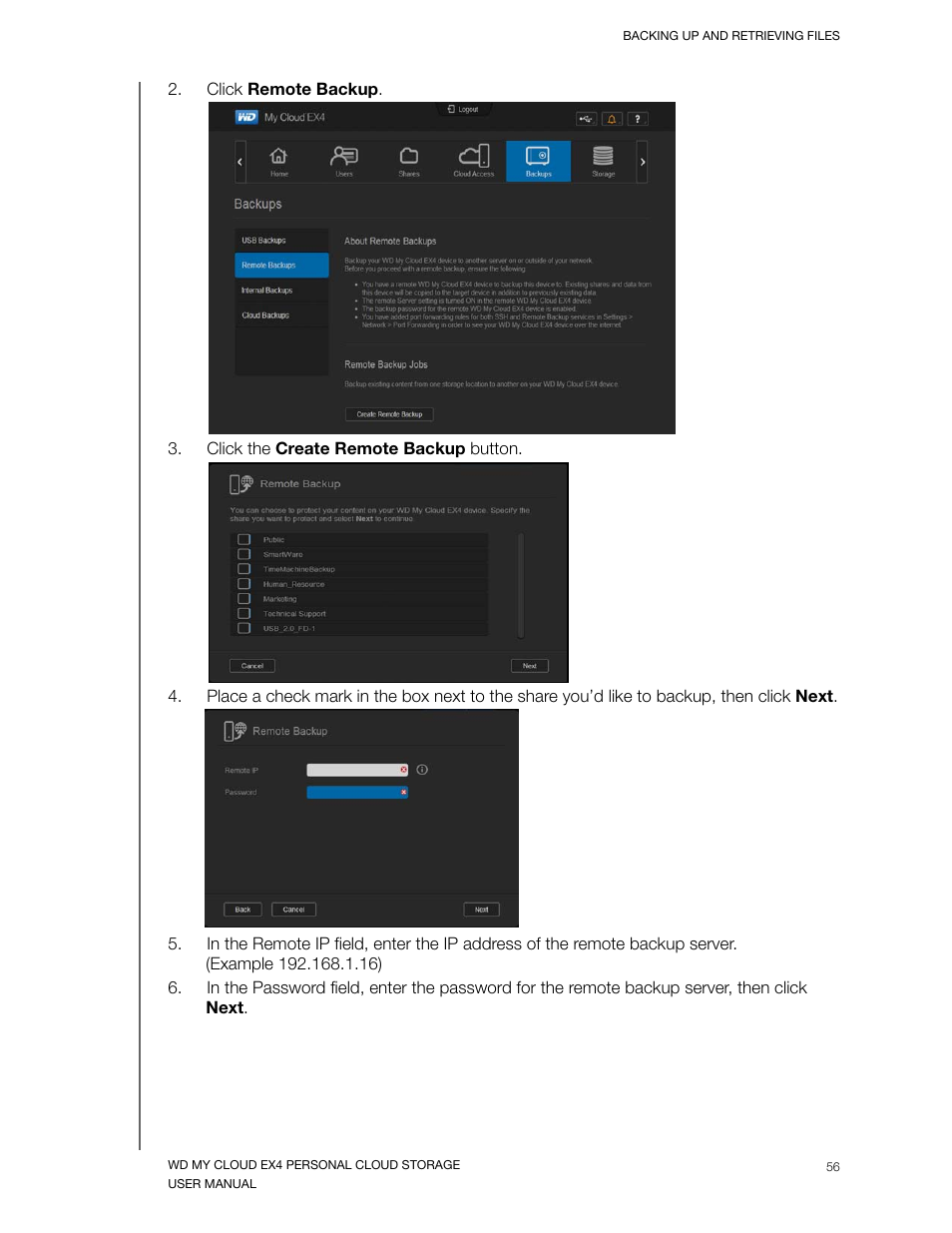 Western Digital My Cloud EX4 User Manual User Manual | Page 61 / 170