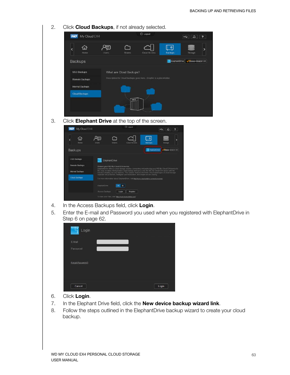 Western Digital My Cloud EX4 User Manual User Manual | Page 68 / 170