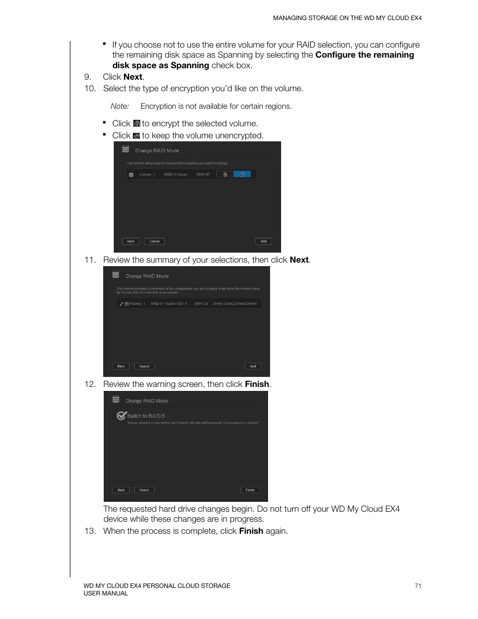 Western Digital My Cloud EX4 User Manual User Manual | Page 76 / 170