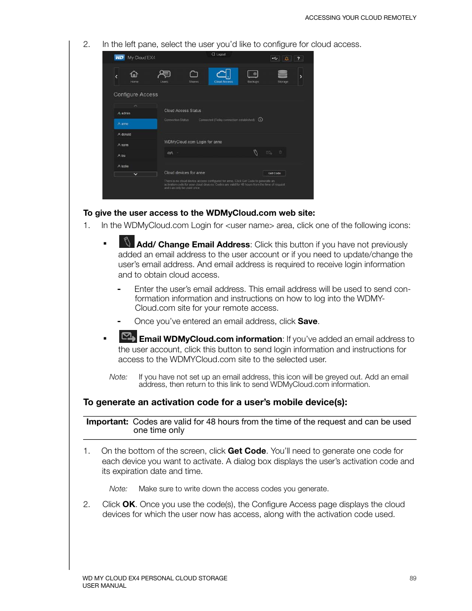 Western Digital My Cloud EX4 User Manual User Manual | Page 94 / 170