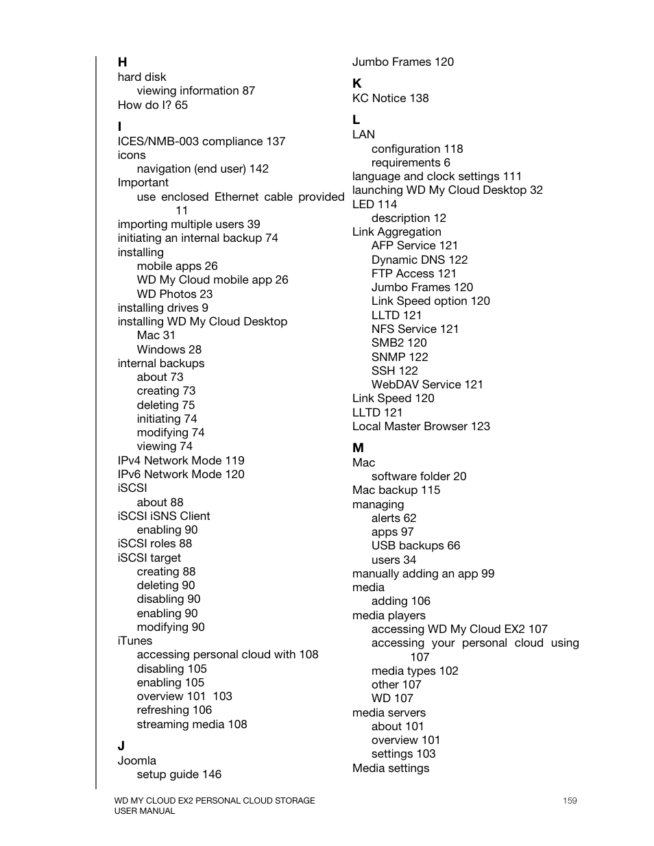 Western Digital My Cloud EX2 User Manual User Manual | Page 164 / 168