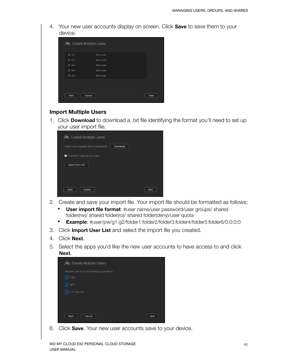 Western Digital My Cloud EX2 User Manual User Manual | Page 45 / 168