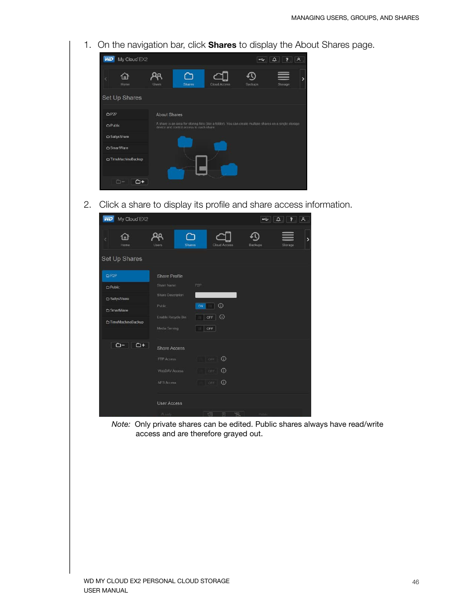 Western Digital My Cloud EX2 User Manual User Manual | Page 51 / 168