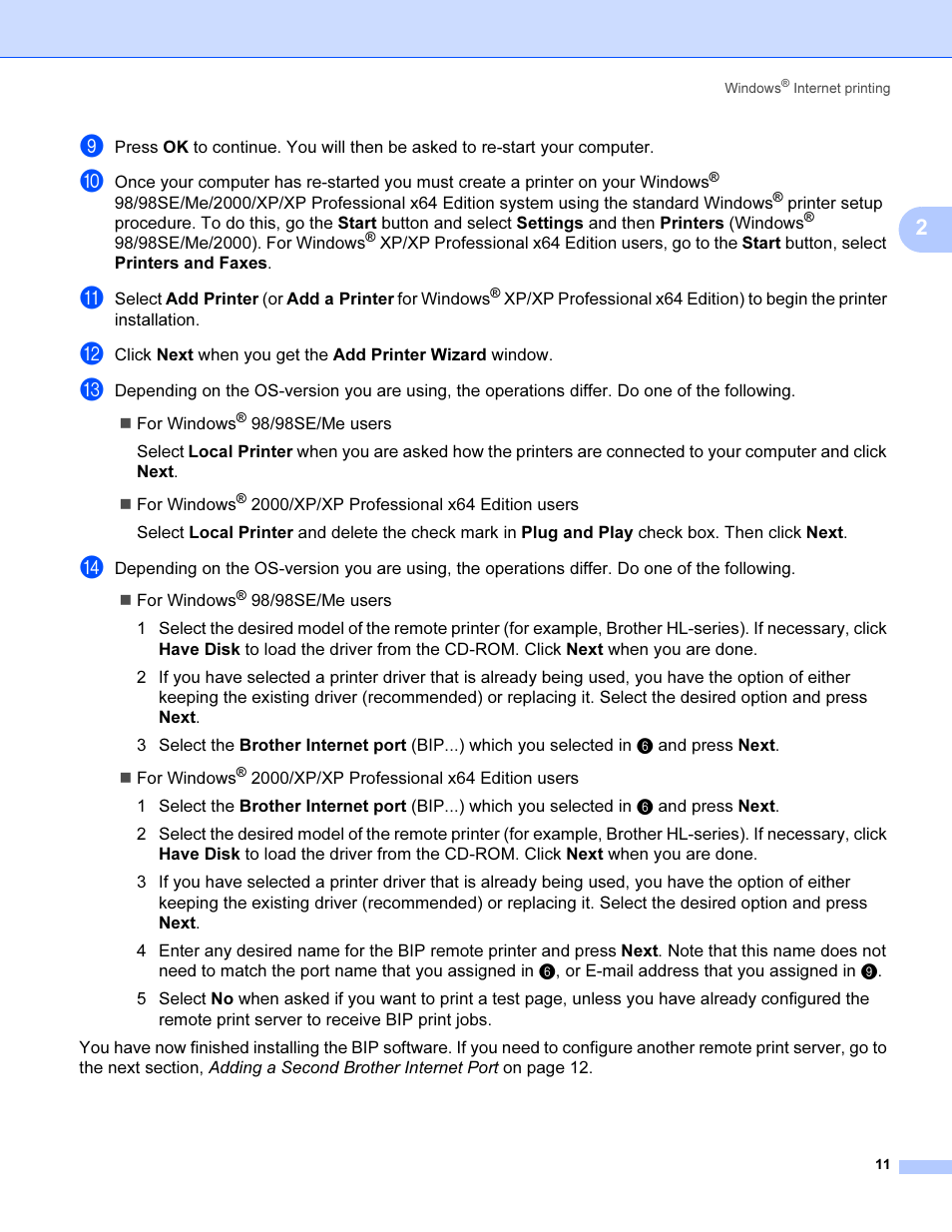 Brother SHB6102 User Manual | Page 15 / 34
