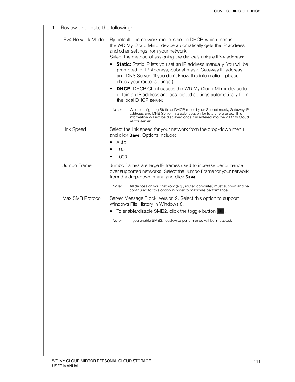 Western Digital My Cloud Mirror User Manual User Manual | Page 119 / 166