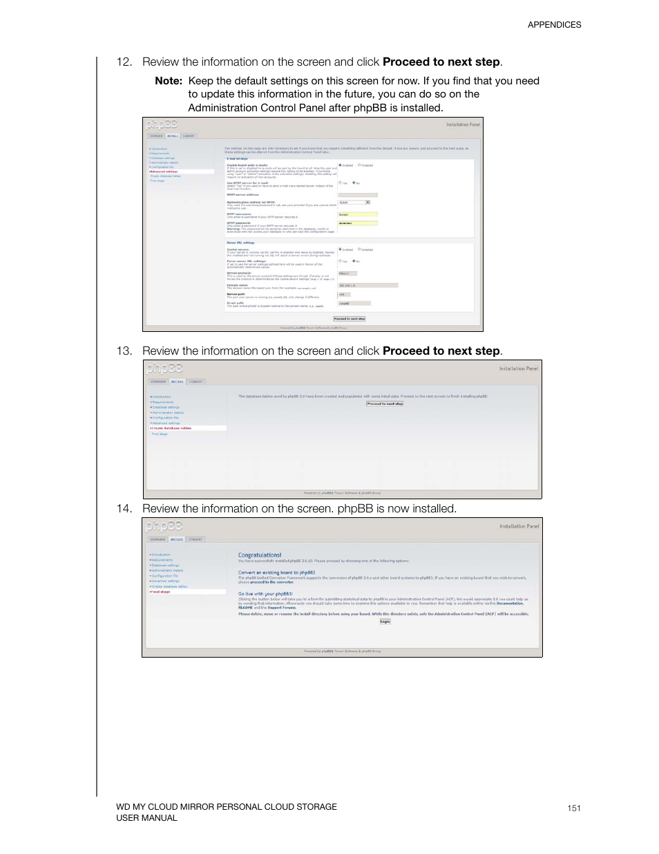 Western Digital My Cloud Mirror User Manual User Manual | Page 156 / 166