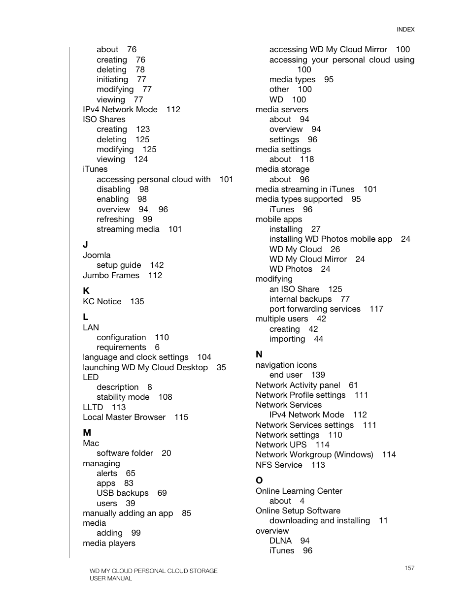 Western Digital My Cloud Mirror User Manual User Manual | Page 162 / 166