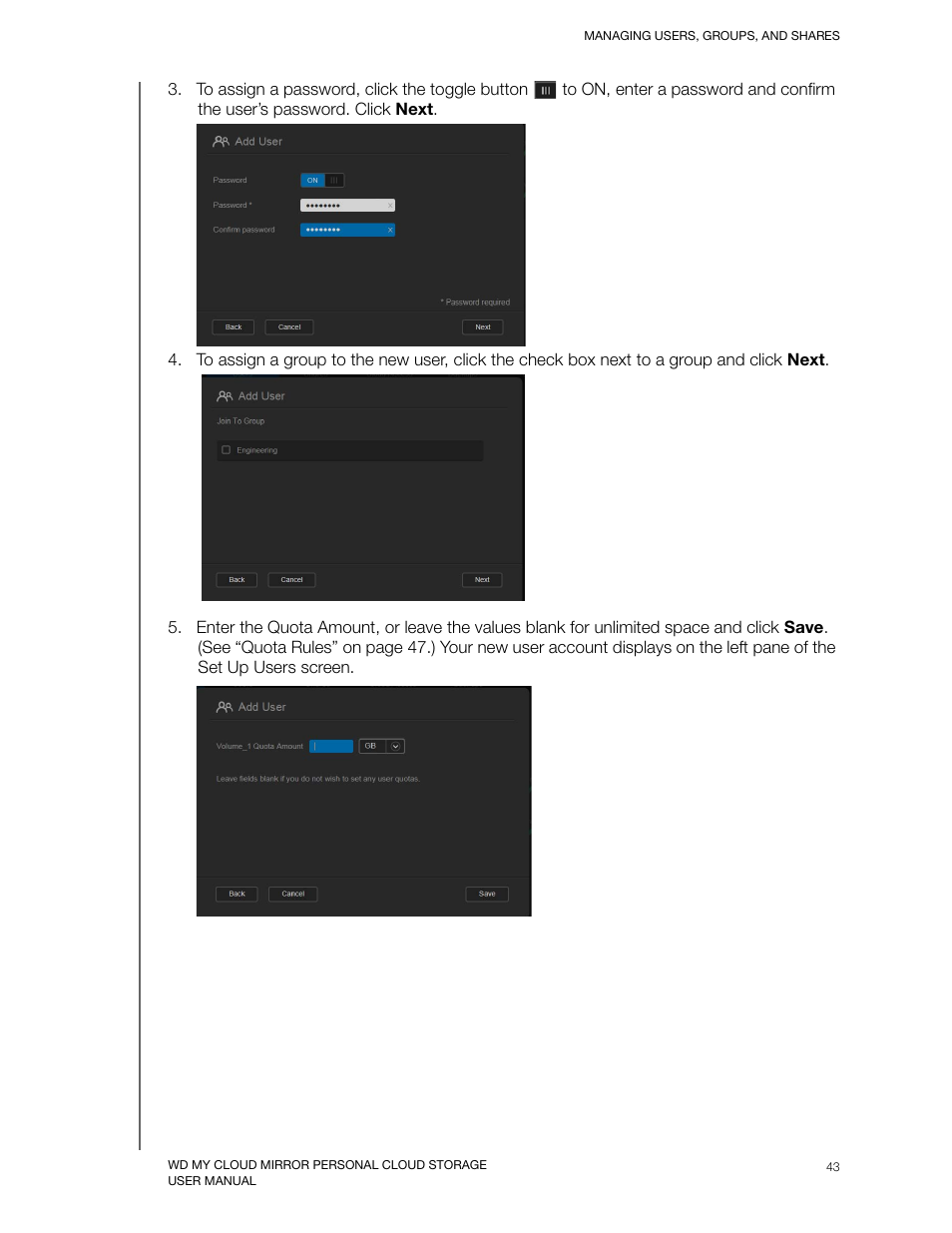 Western Digital My Cloud Mirror User Manual User Manual | Page 48 / 166