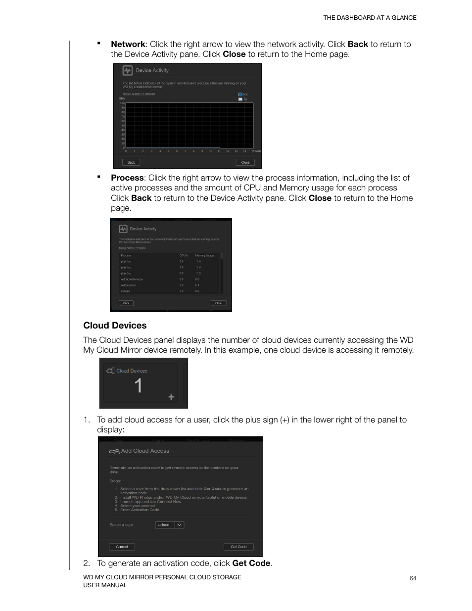 Cloud devices | Western Digital My Cloud Mirror User Manual User Manual | Page 69 / 166