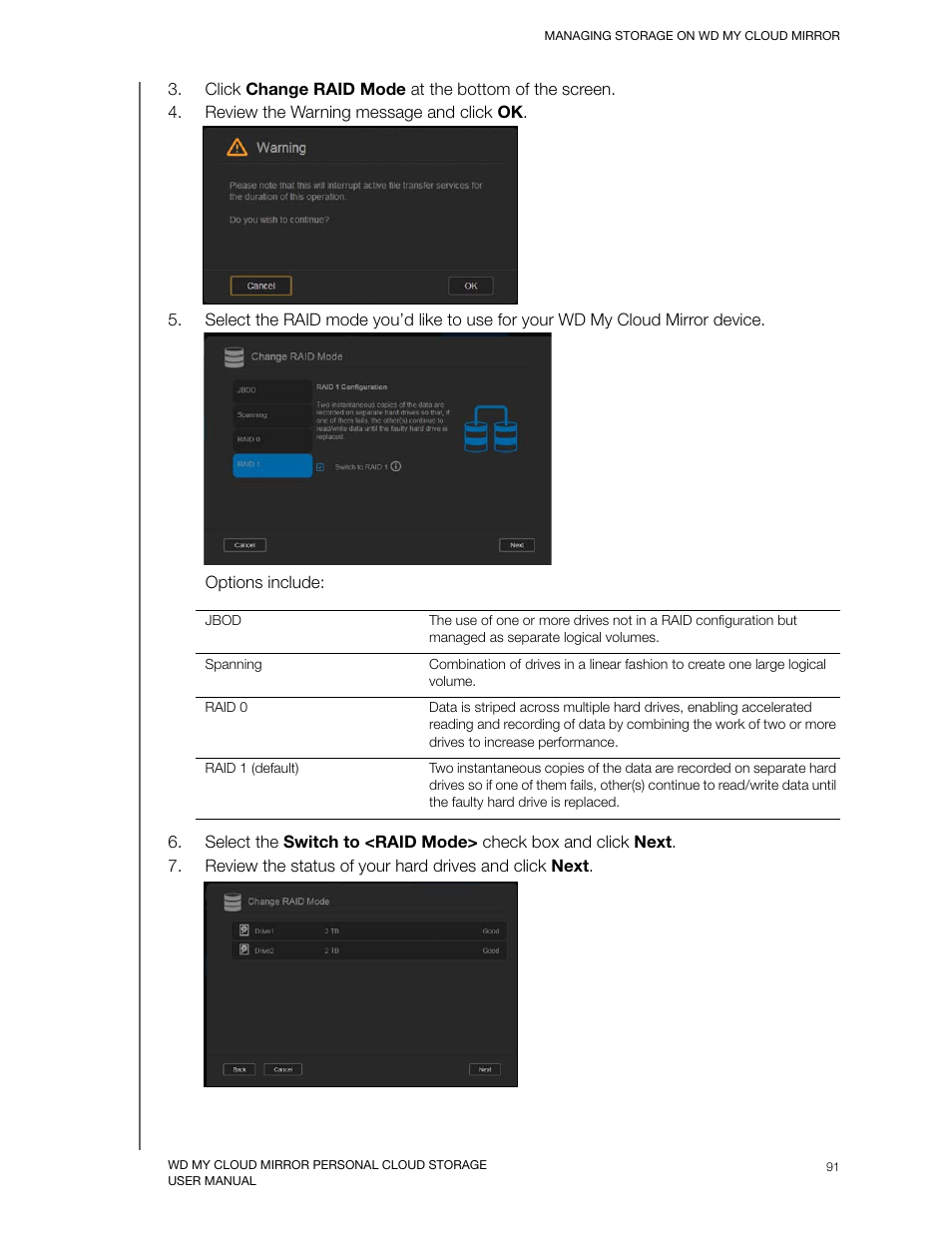 Western Digital My Cloud Mirror User Manual User Manual | Page 96 / 166