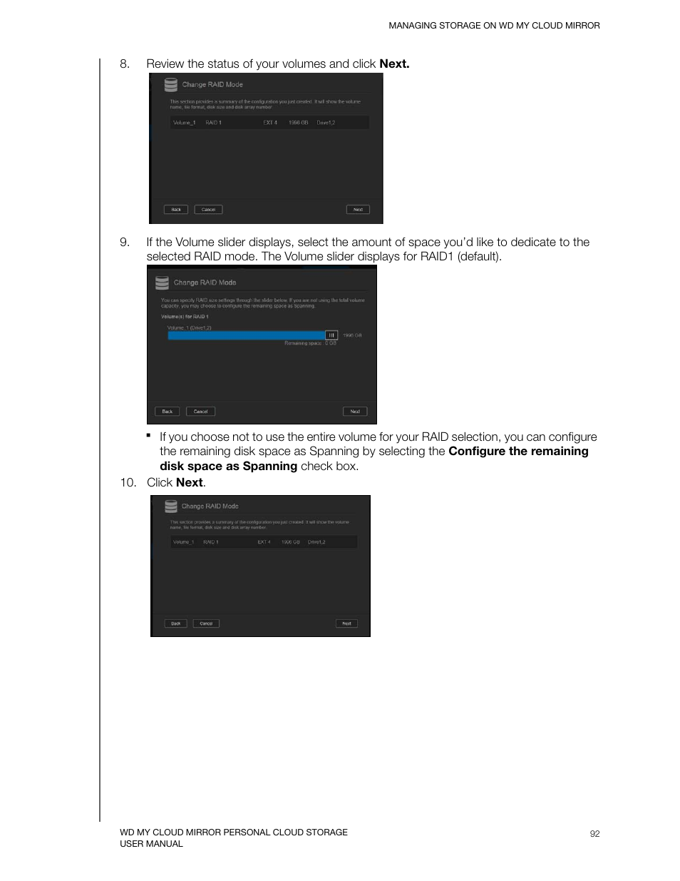 Western Digital My Cloud Mirror User Manual User Manual | Page 97 / 166