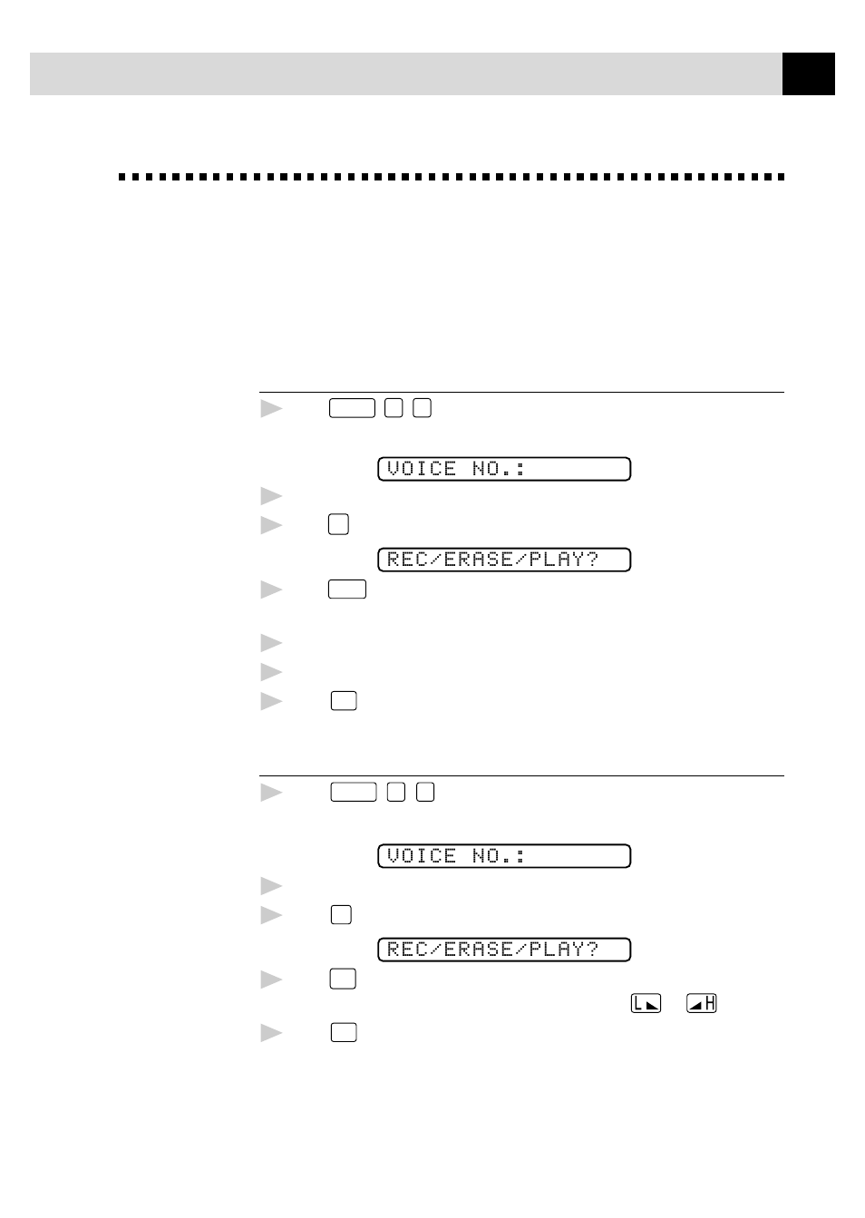 Voice, Recording voice information in memory box, Playing voice information in memory box | Brother FAX 870MC User Manual | Page 105 / 165