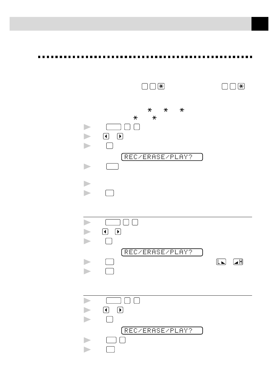 Recording second level ogm, Playing second level ogm, Erasing second level ogm | Playing second level ogm erasing second level ogm | Brother FAX 870MC User Manual | Page 109 / 165