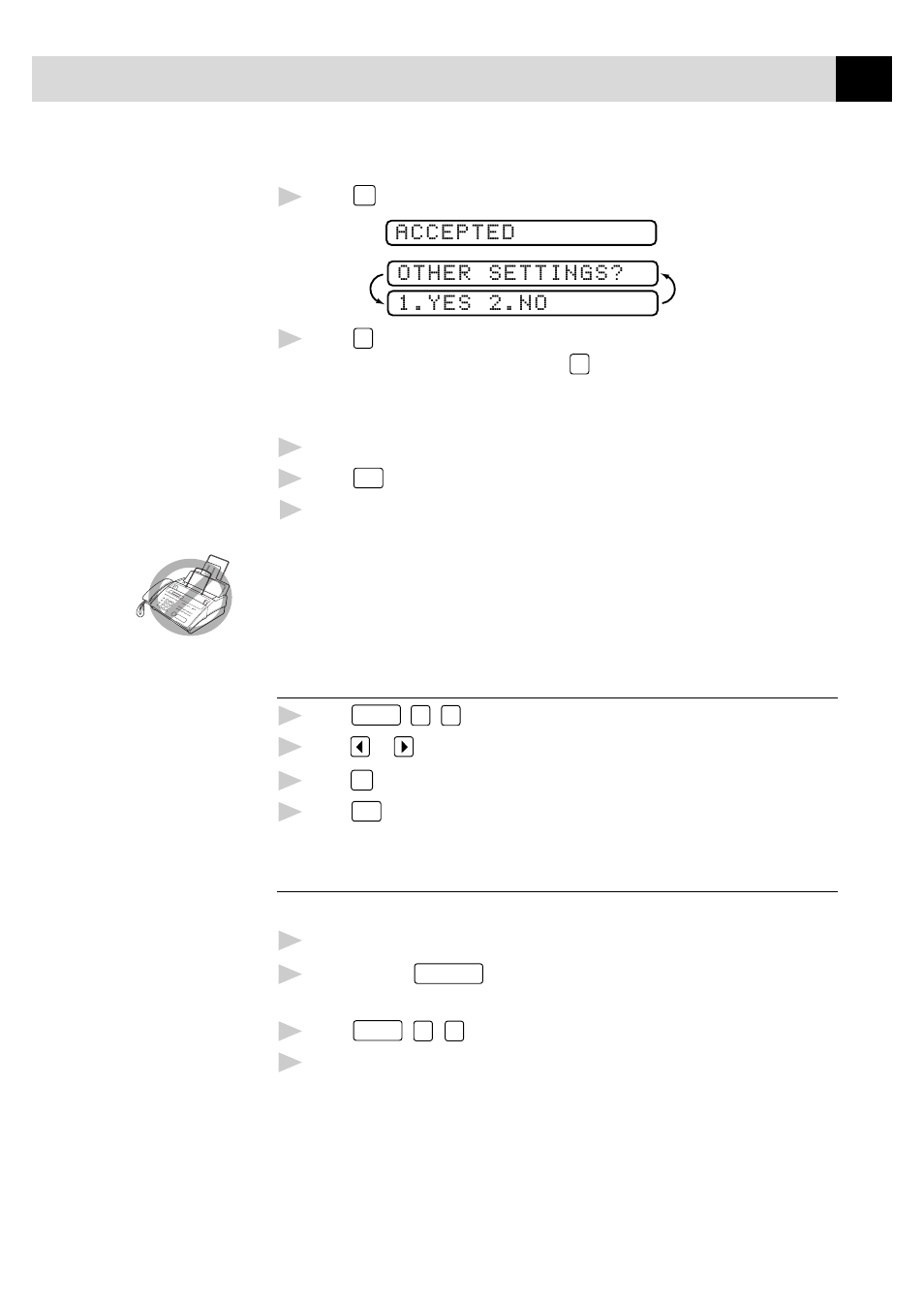 Print sample call back message, Delayed fax, Print sample call back message delayed fax | Brother FAX 870MC User Manual | Page 67 / 165