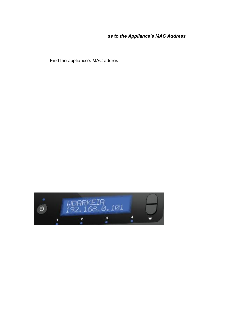 Appliance web user interface, Ppliance, Nterface | Western Digital WD Arkeia RAx300T Installation and Configuration Guide User Manual | Page 11 / 33