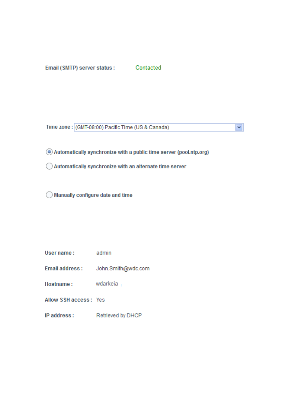 6 step 6: date and time, 7 step 7: configuration summary | Western Digital WD Arkeia RAx300T Installation and Configuration Guide User Manual | Page 15 / 33
