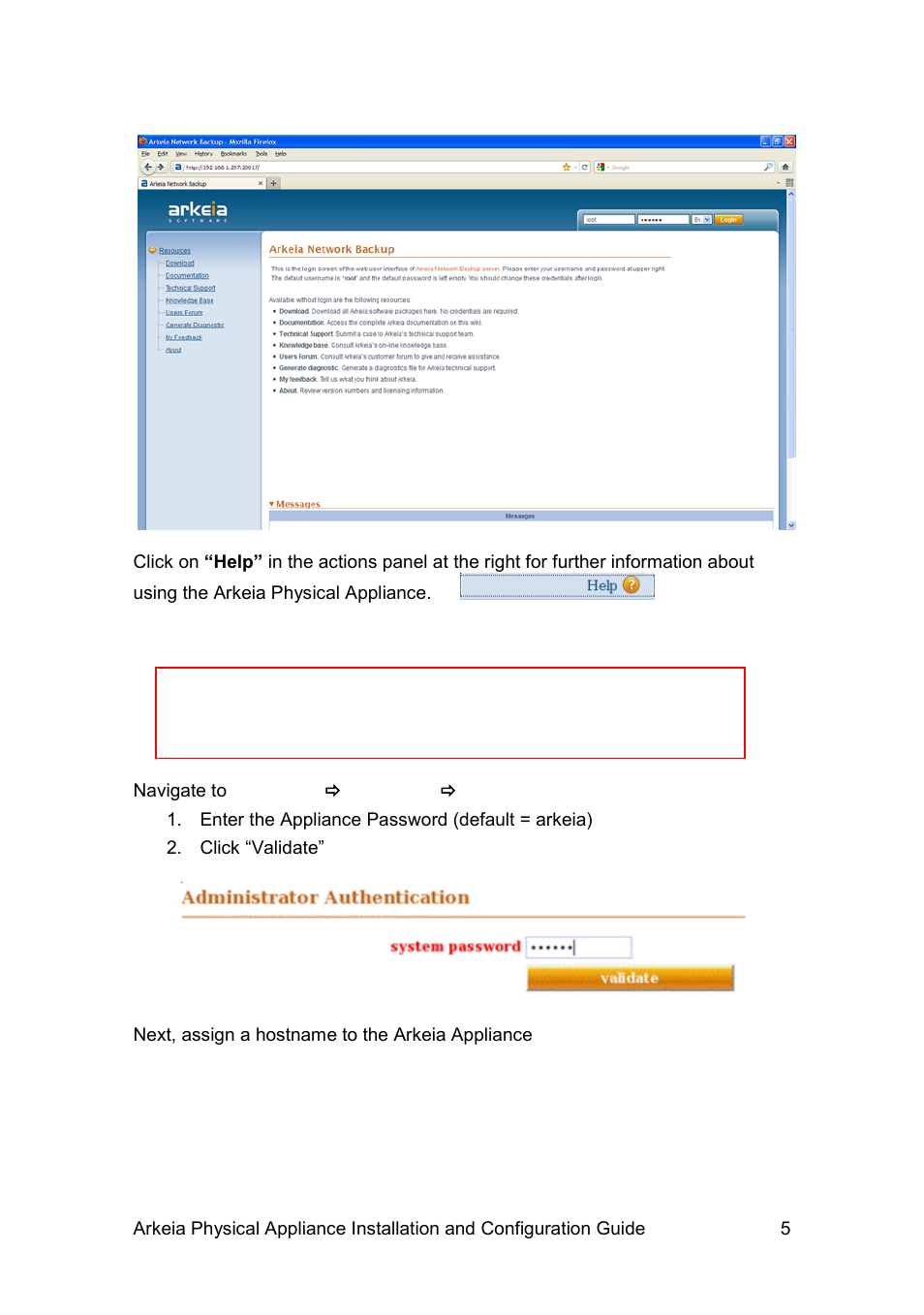 Et a, Ostname and a, Tatic | Ddress | Western Digital WD Arkeia R620 Installation and Configuration Guide User Manual | Page 11 / 35