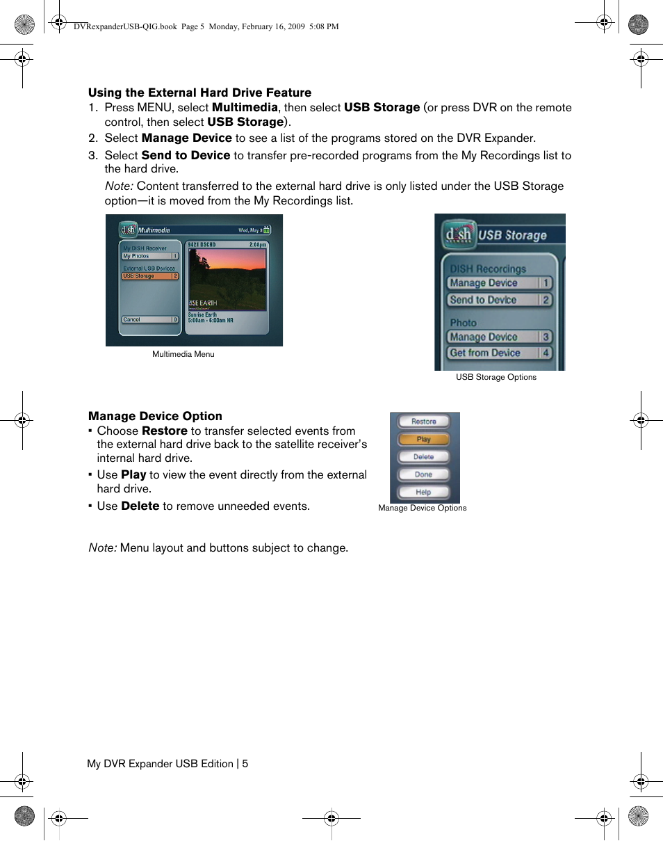 Western Digital My DVR Expander USB Edition Quick Install Guide User Manual | Page 6 / 9