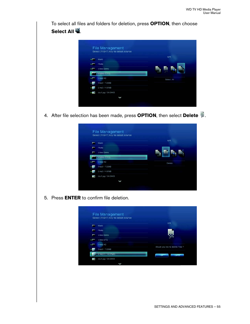 Western Digital WD TV HD Media Player (Gen 2) User Manual User Manual | Page 58 / 92
