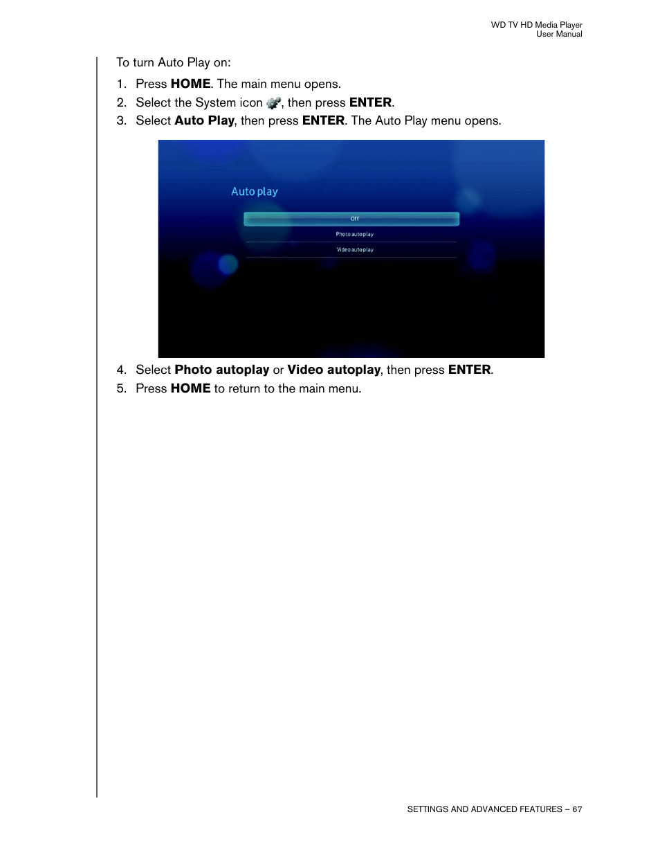 Western Digital WD TV HD Media Player (Gen 2) User Manual User Manual | Page 70 / 92
