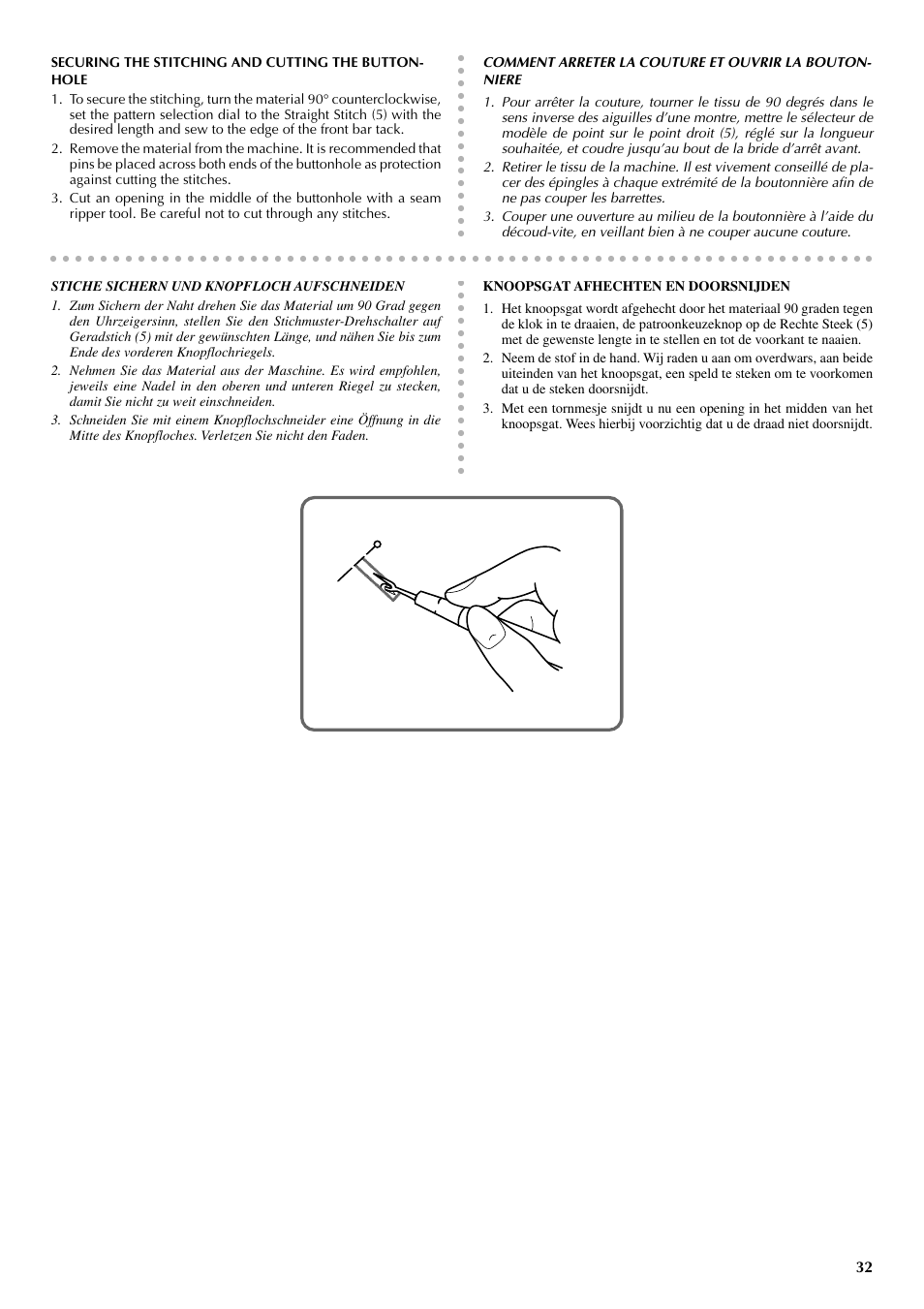 Brother VX 1400 User Manual | Page 39 / 65