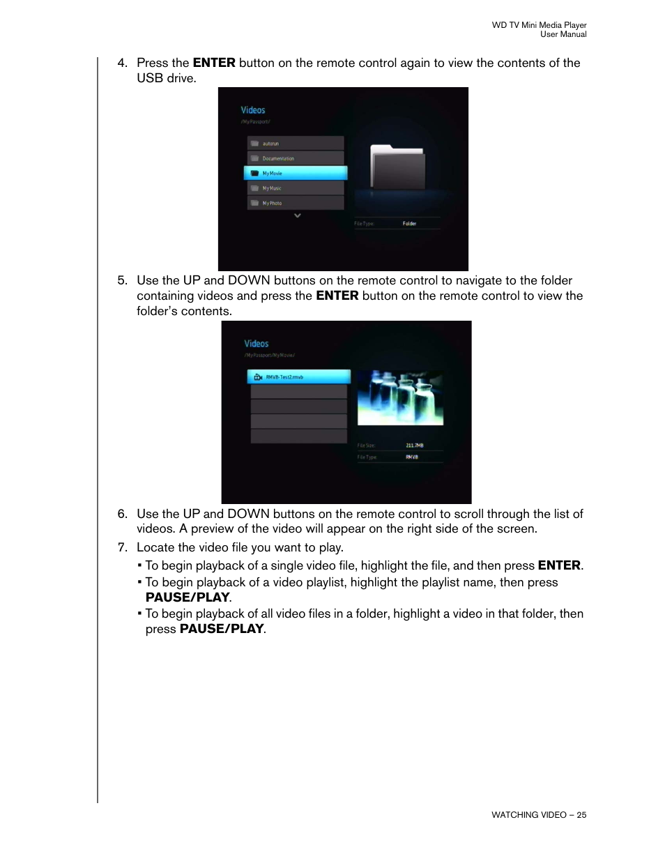 Western Digital WD TV Mini Media Player User Manual User Manual | Page 29 / 66